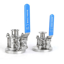 Food Grade Sanitary Stainless Steel High Platform Ball Type Tank Bottom Valve